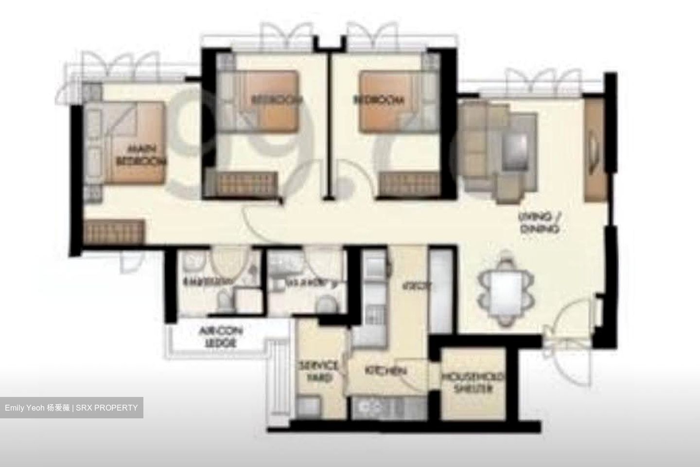 Blk 312C Clementi Ridges (Clementi), HDB 4 Rooms #630678861